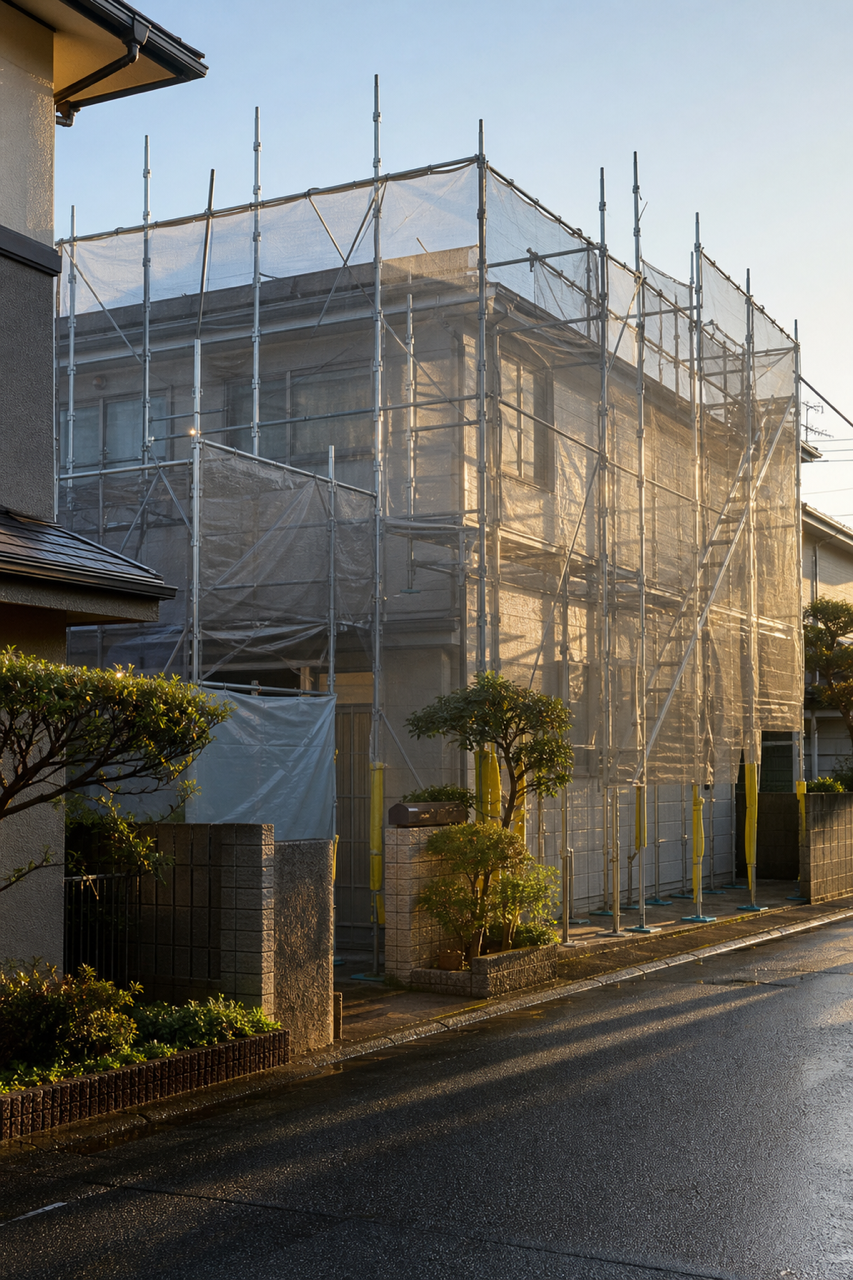 朝の現場